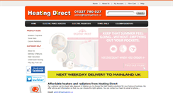 Desktop Screenshot of heatingdirect.co